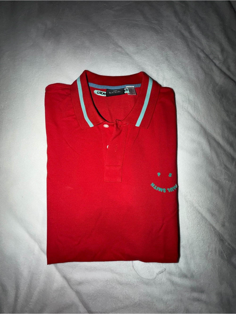Red Polo Shirt with Contrast Trim - Paul Smith